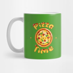 Pizza time hipsters print who love fastfood Mug